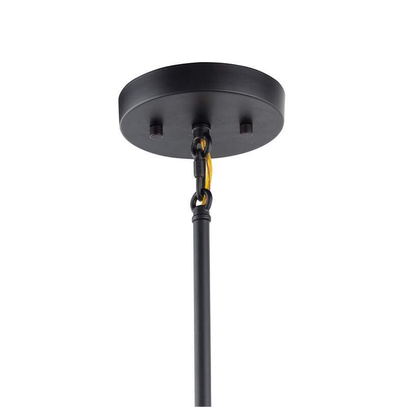 Brio Lighting Atollo Mdern Black 8 Light Chandelier
