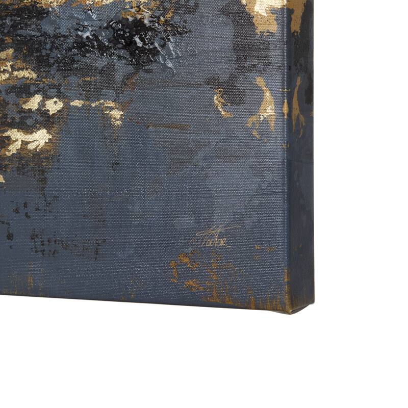 Silver And Gold Inspiration II (30 x 40) Canvas Art Print