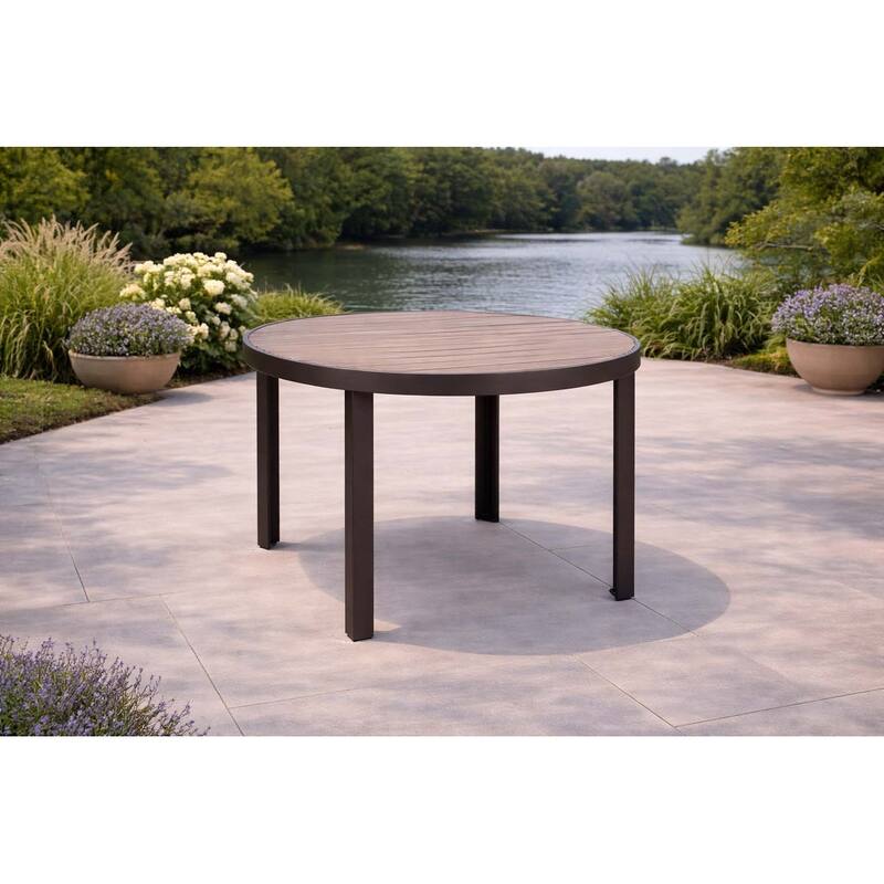 Hamilton 54" Round Dining Table - N/A