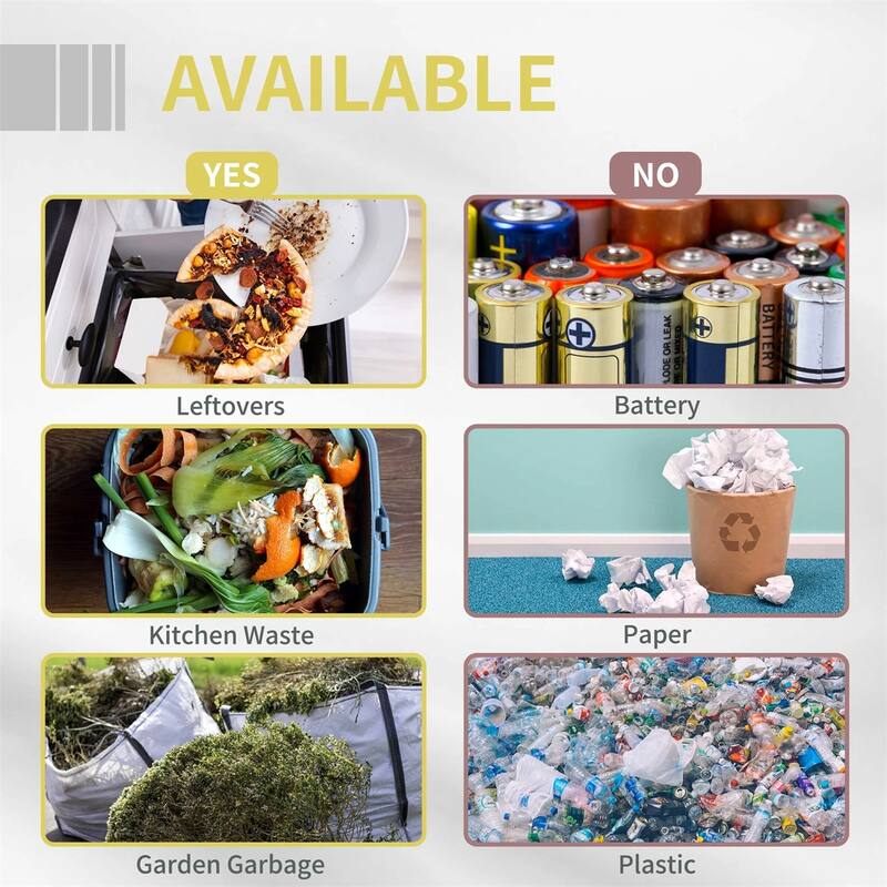 Yellow tumbling outdoor compound fertilizer drum 162L - Multi