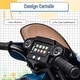 preview thumbnail 41 of 43, Electric Ride-On Motorcycle for Kids - 6V Dirt Bike with USB, AUX, Music, and Headlight - Perfect for Toddlers Ages 1-3