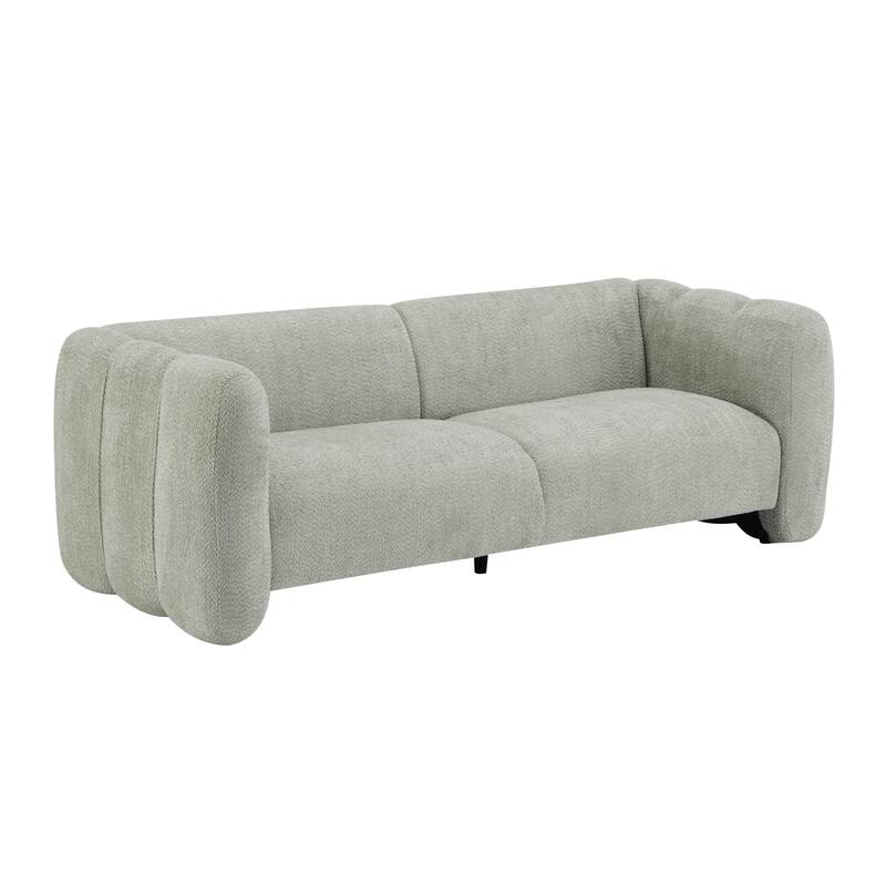 Christopher Knight Home - Tonson 83" 3-Seater Wave Design Sofa
