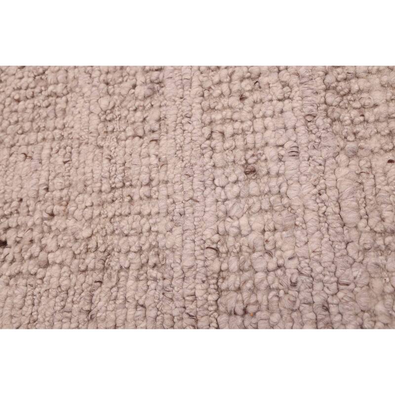 ECARPETGALLERY Hand-knotted Looma Taupe Wool Rug - 7'10 x 9'8