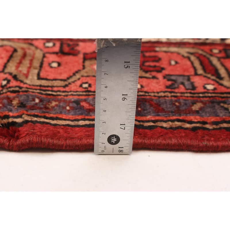 ECARPETGALLERY Hand-knotted Andelz Red Wool Rug - 4'4 x 6'9