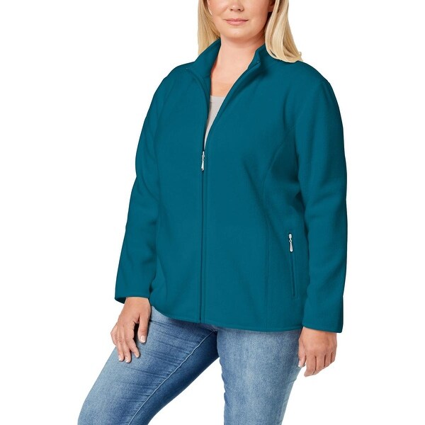 karen scott zero proof fleece jacket