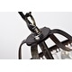 preview thumbnail 5 of 11, Antique Bronze 6-Light Glam Crystal Chandelier - Antique Bronze