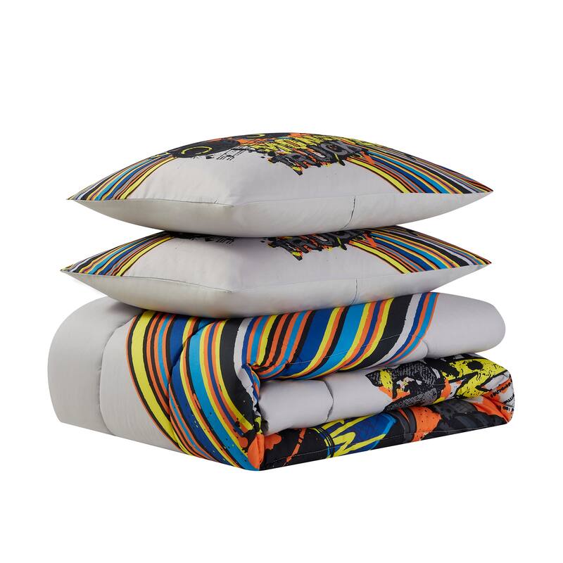 Kids Monster Truck Bed in a Bag Comforter, Sham & Sheet Set