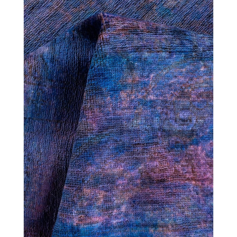 Vibrance, One-of-a-Kind Hand-Knotted Runner Rug - Multi, 3' 2" x 11' 10" - 3' 2" x 11' 10"