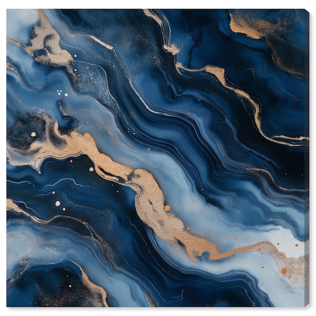 Deep Sea Geode II Canvas by Art Remedy, Gallery Wrapped