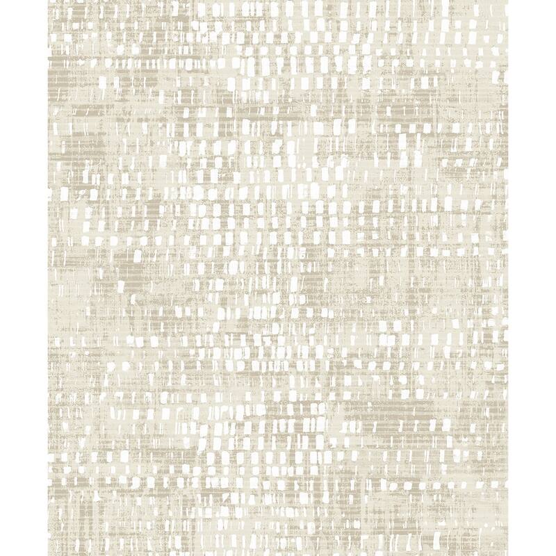 Seabrook Designs Nimbus Faux Non-Woven Unpasted Wallpaper - 20.9 in W x 33 ft. L - Oat