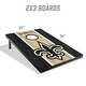 preview thumbnail 2 of 5, New Orleans Saints NFL Compact 2x3 Tailgate Cornhole Board Set