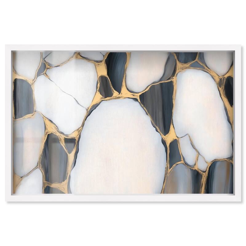 Metamorphic Medley II Shadowbox by Art Remedy - White - 24" x 16"