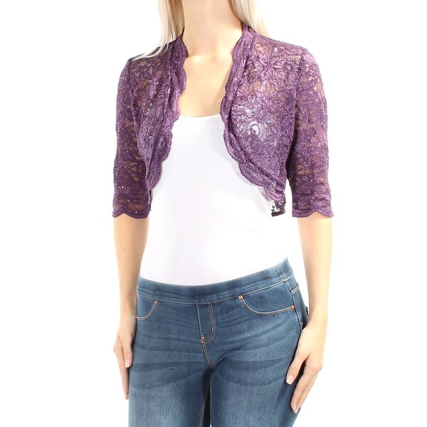 purple evening jacket