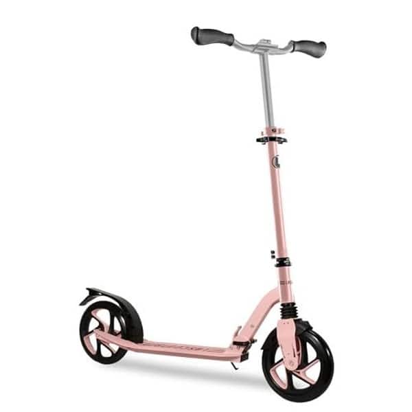 slide 2 of 8, Lascoota Kick Scooter for Adults & Teens. Lightweight Foldable Scooter - Antique Pink