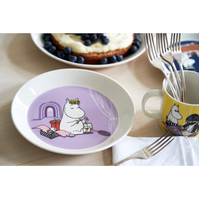Moomin by Arabia Plate 7.48in Snorkmaiden Lilac