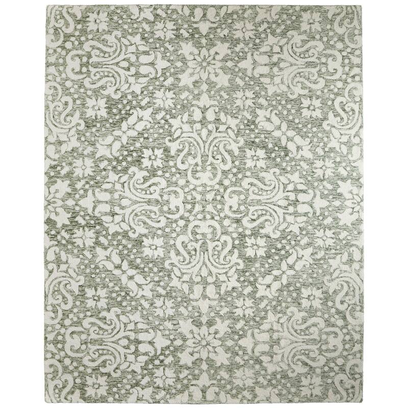 HomeRoots Floral Traditional Rectangle Area Rug