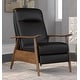 preview thumbnail 2 of 73, Sienna Upholstered Wood Push Back Recliner by Greyson Living