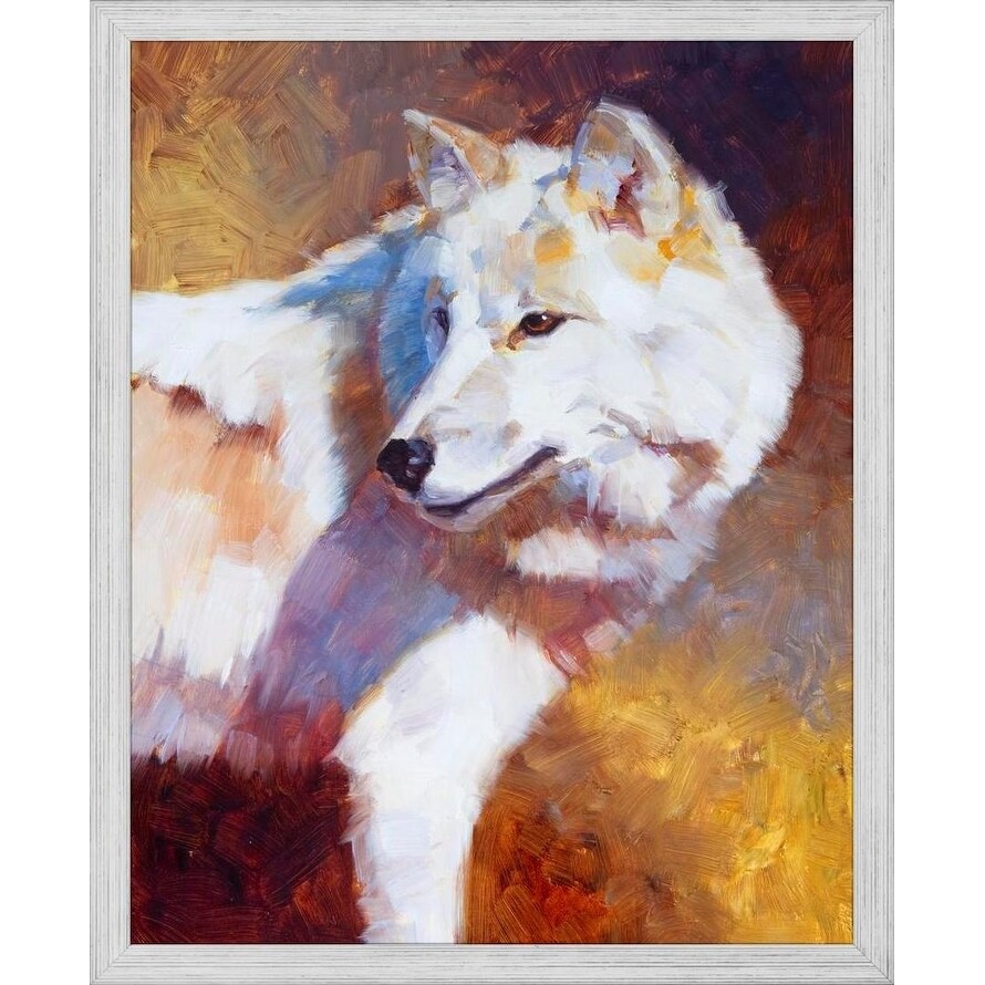 Shop Easy Art Prints Julie T Chapman S White Wolf Premium