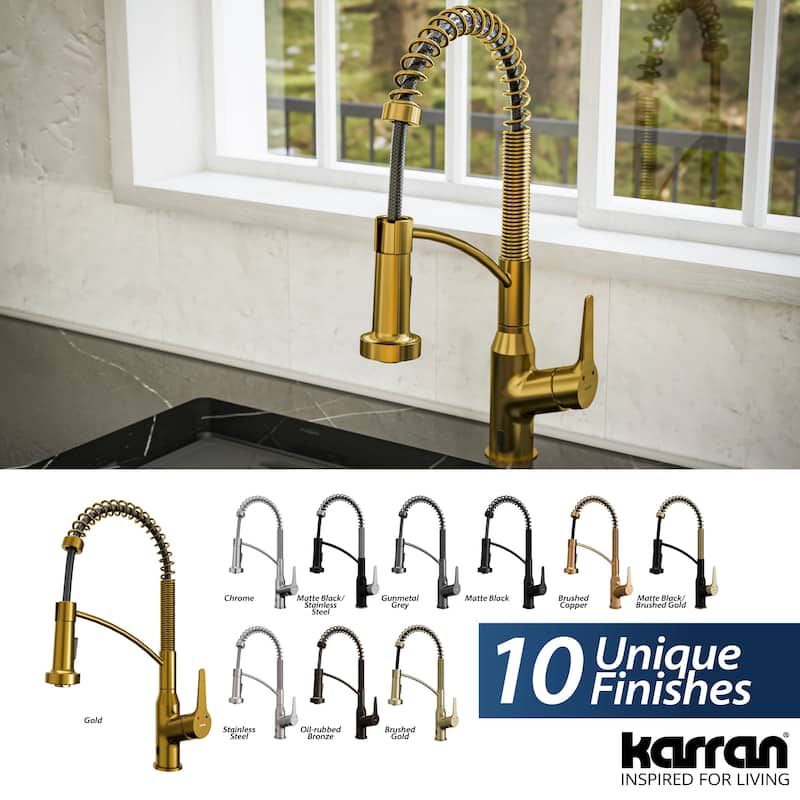Karran Scottsdale Touchless Single-Handle Pull-Down Sprayer Kitchen Faucet