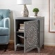 preview thumbnail 6 of 38, SAFAVIEH Thea Single-door Carved Nightstand