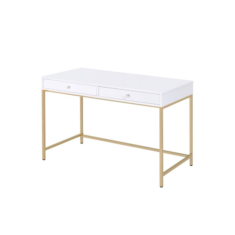 Sophisticated Rectangular Writing Desk with Practical Storage for Modern Workspace
