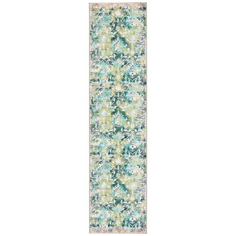 SAFAVIEH Paint Brush Machine Washable Slip Resistant Elvezia Rug