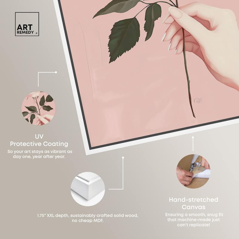 Gift of a Rose Canvas by Art Remedy