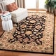 preview thumbnail 2 of 28, SAFAVIEH Handmade Heritage Arianna Traditional Oriental Wool Rug 3' x 5' - Black/Beige - Rectangle