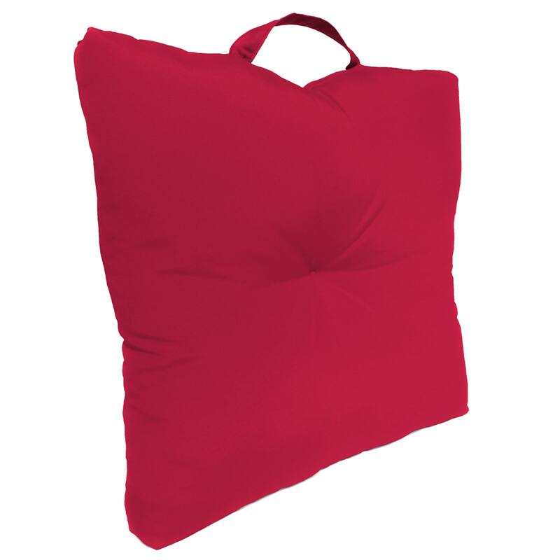 20" x 20" Outdoor Floor Cushion with Handle - 20'' L x 20'' W x 5'' H - Pompeii Red