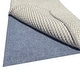 preview thumbnail 3 of 1, 0.125" Thick - Grey Non-slip Noise-reducing Rug Pad for Hardwood Floors