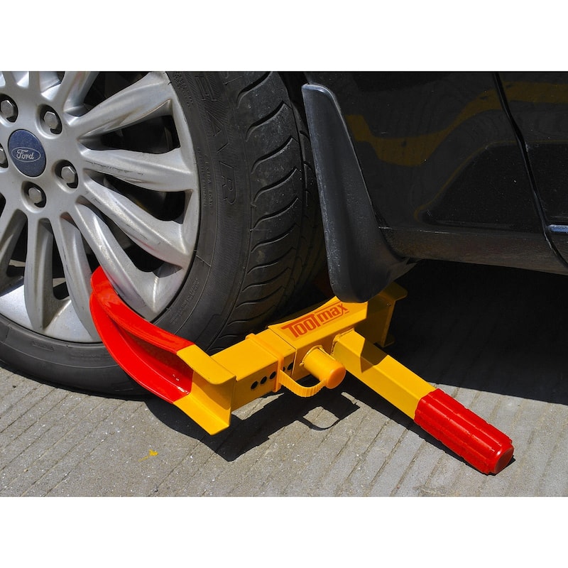 Costway Wheel Lock Clamp Boot Auto Car Truck Rv Boat Trailer - See Details