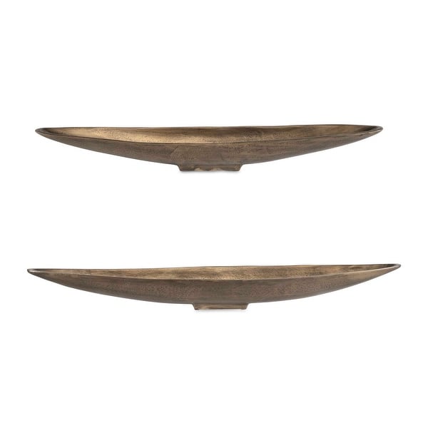 slide 1 of 1, Uttermost River Run Antique Brass Bowls Set/2