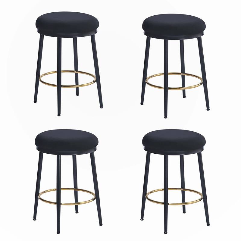 24.75"Modern Counter Stools Set of 4,only chairs
