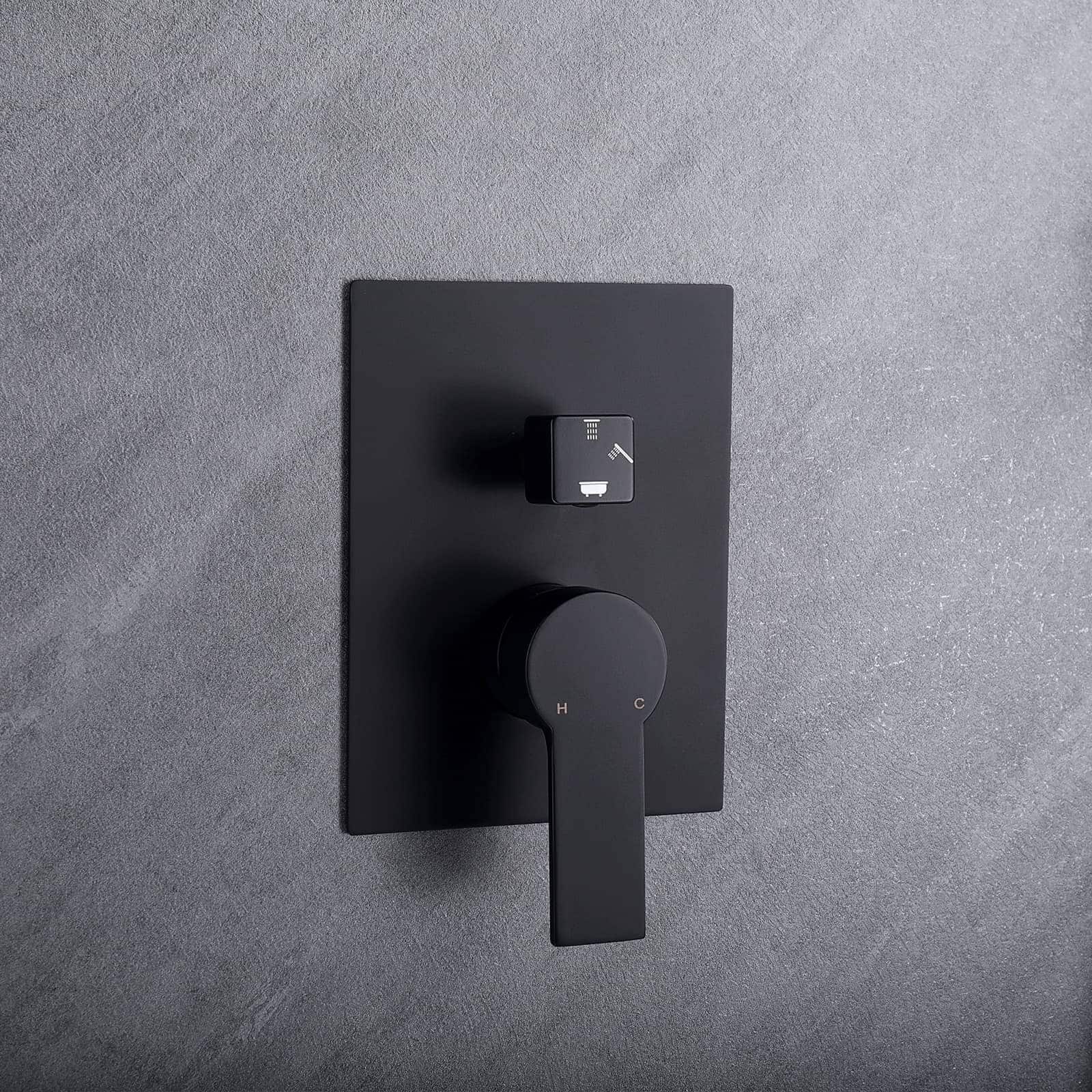 10 Inch Shower System With Tub Spout and Handheld Sprayer Rainfall