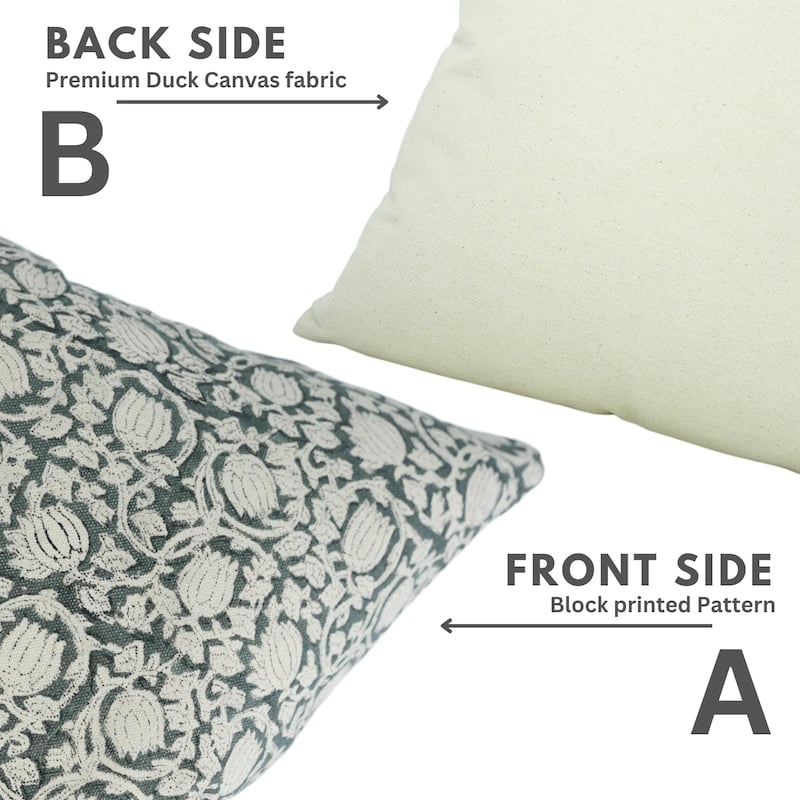 Fabdivine Floral Handcrafted Throw Home Décor Pillow Cover Or Cushion Case