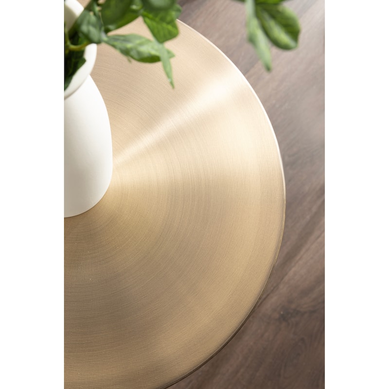 Kate and Laurel Cannings Round Metal Table