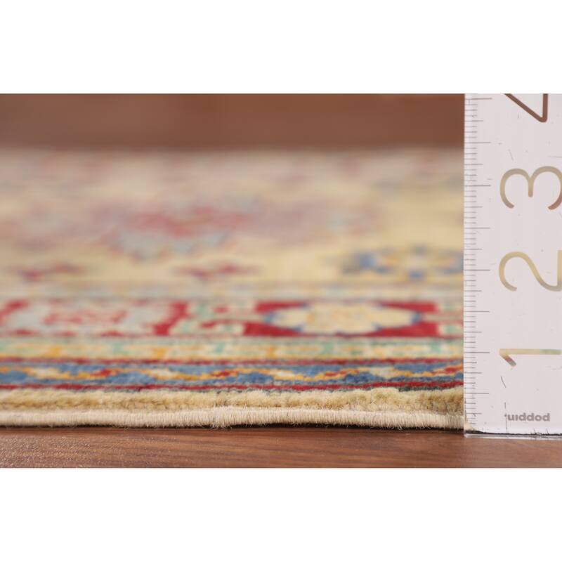 Yellow Kazak Oriental Accent Rug Handmade Wool Carpet - 2'9" x 4'3"