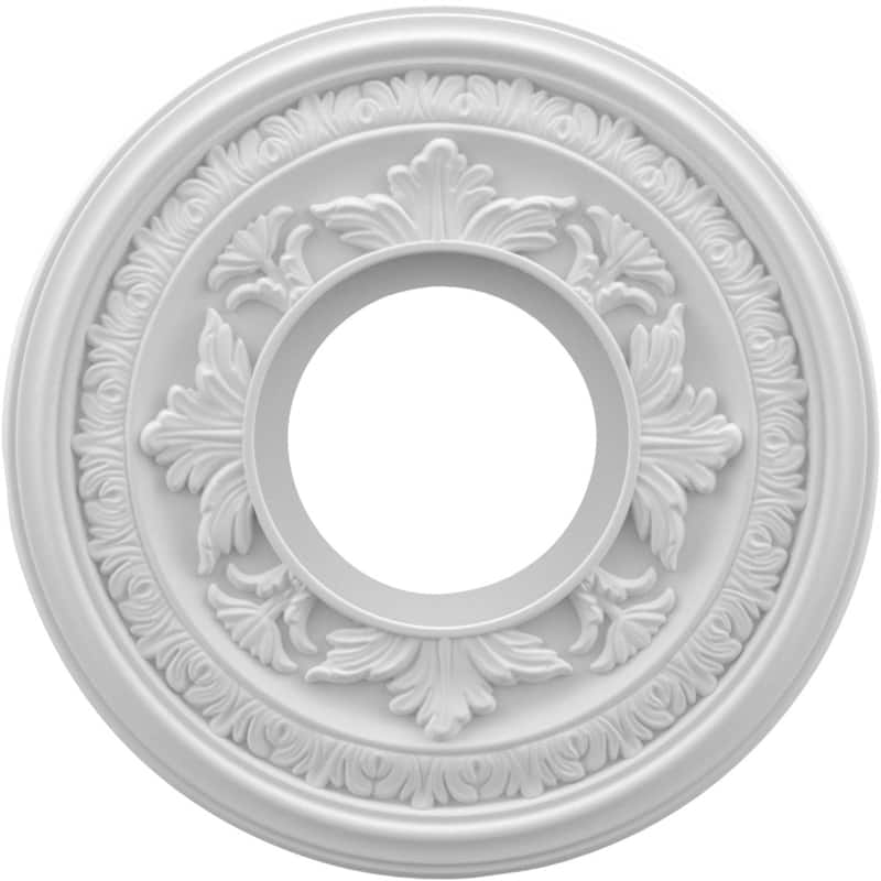 3 1/2" Inside Diameter - Baltimore Thermoformed PVC Ceiling Medallion