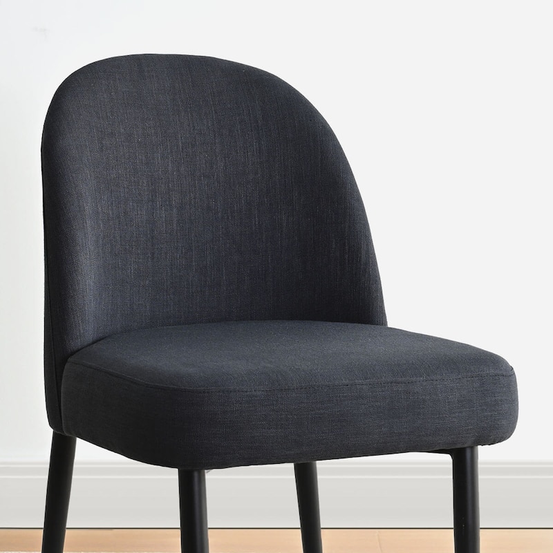 Linen Upholstered Dining Chair(Set of 2)