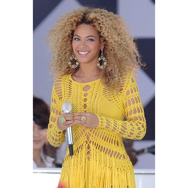 Beyonce Knowles On Stage For Good Morning America Summer Concert