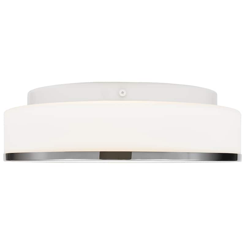 Access Lighting Aero Flush Mount - 10" - Chrome Finish - Replaceable LED - Bulb Included