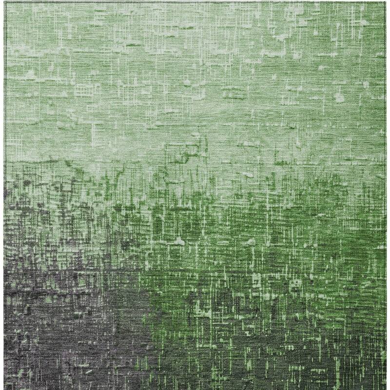 HomeRoots Ombre Transitional Rectangle Outdoor Rug
