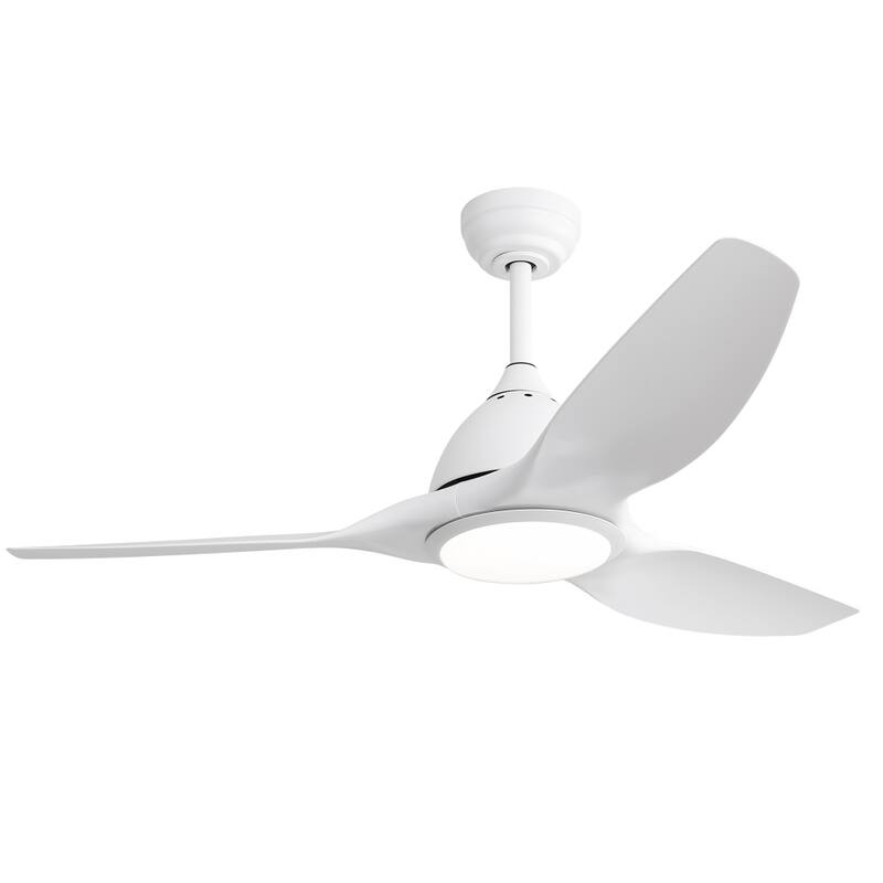 52" High CFM Modern Ceiling Fan with Remote Control and Reversible Motor Bedroom Ceiling Fan - 52 Inches