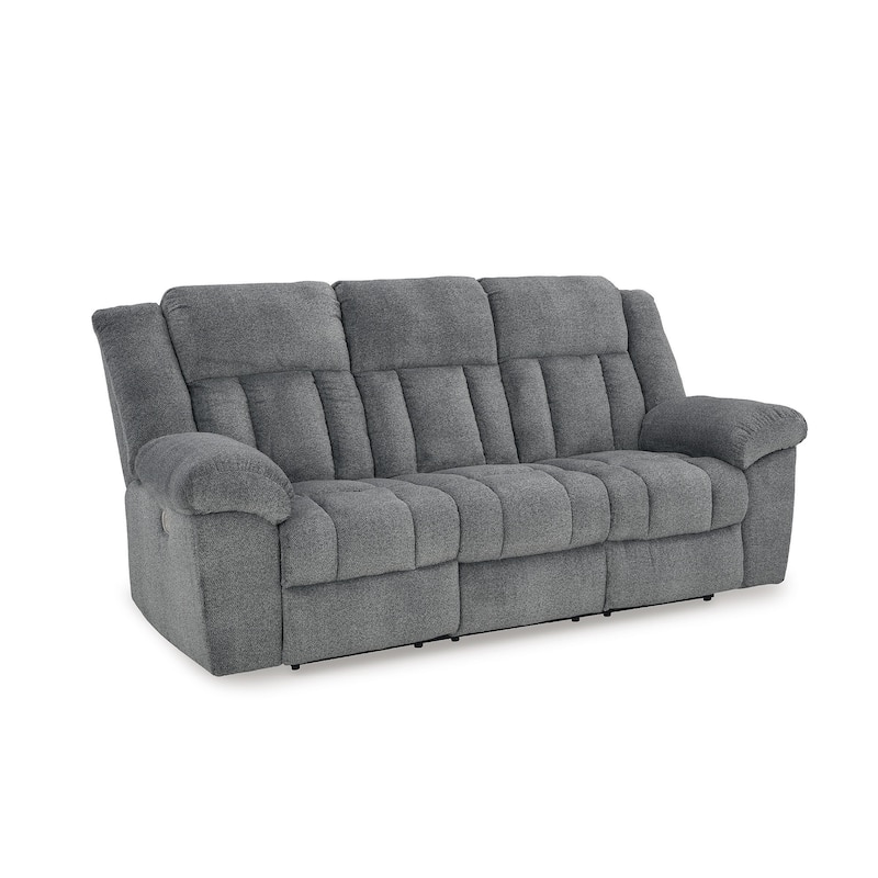 Signature Design by Ashley Tip-Off Power Reclining Sofa - 91"W x 42"D x 45"H