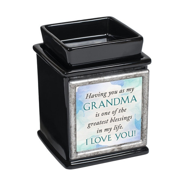 5" Black and Gray "GRANDMA Quotes" Printed Interchangeable Warmer - N/A