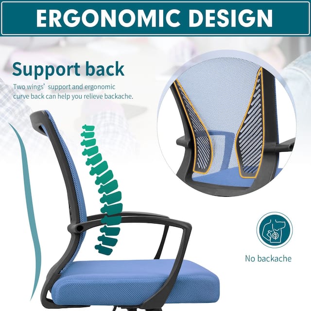 Homall Office Chair Ergonomic Desk Chair with Lumbar Support