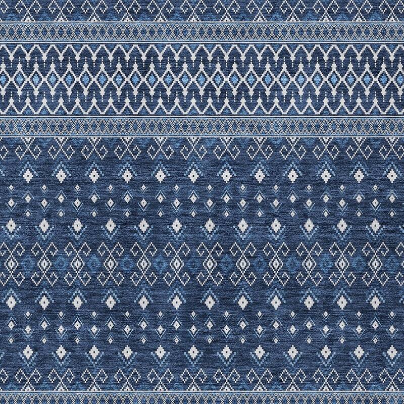 HomeRoots Tribal Transitional Rectangle Outdoor Rug
