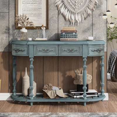 Modern and Contemporary Curved Console Table