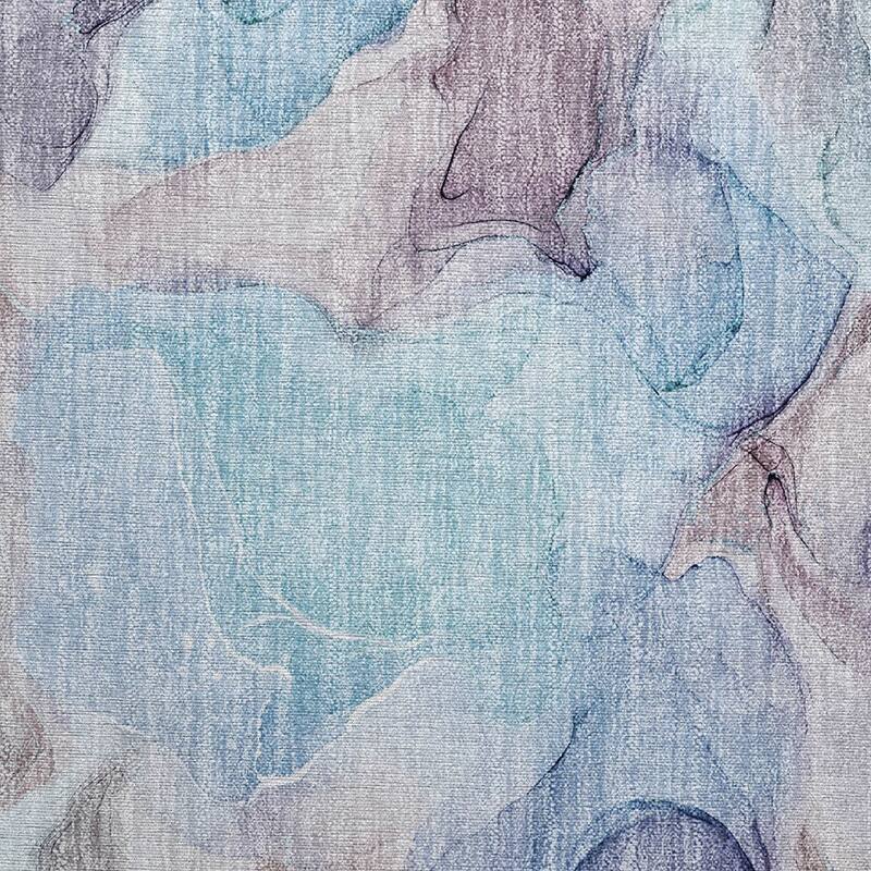 Dava Unique Abstract Weather Resistant Blended Style Outdoor Rug