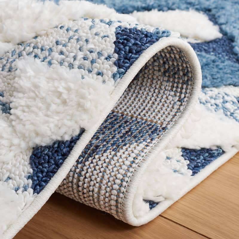 SAFAVIEH Moroccan Tassel Shag Kobi 2-inch Thick Rug
